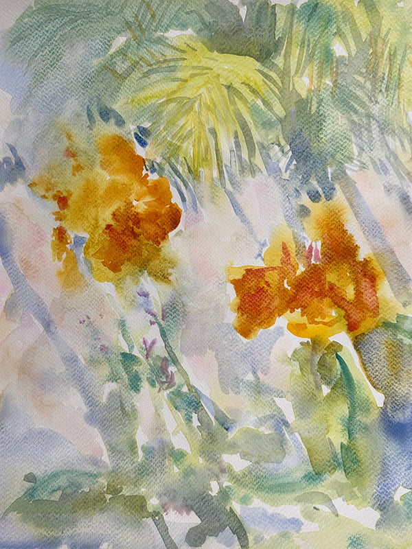 Orange Lillies - Cynthia Coffield Fine Art