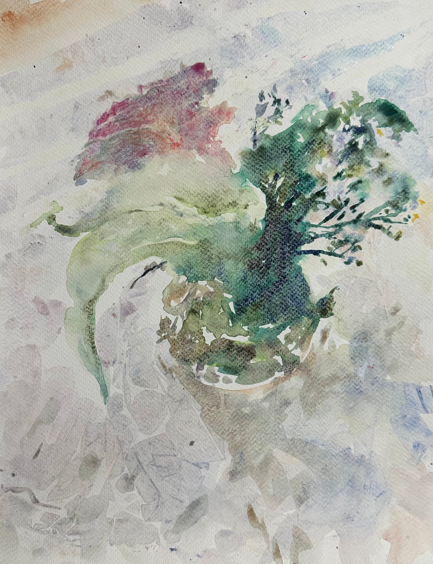 Fall Flowers with Rose - Cynthia Coffield Fine Art