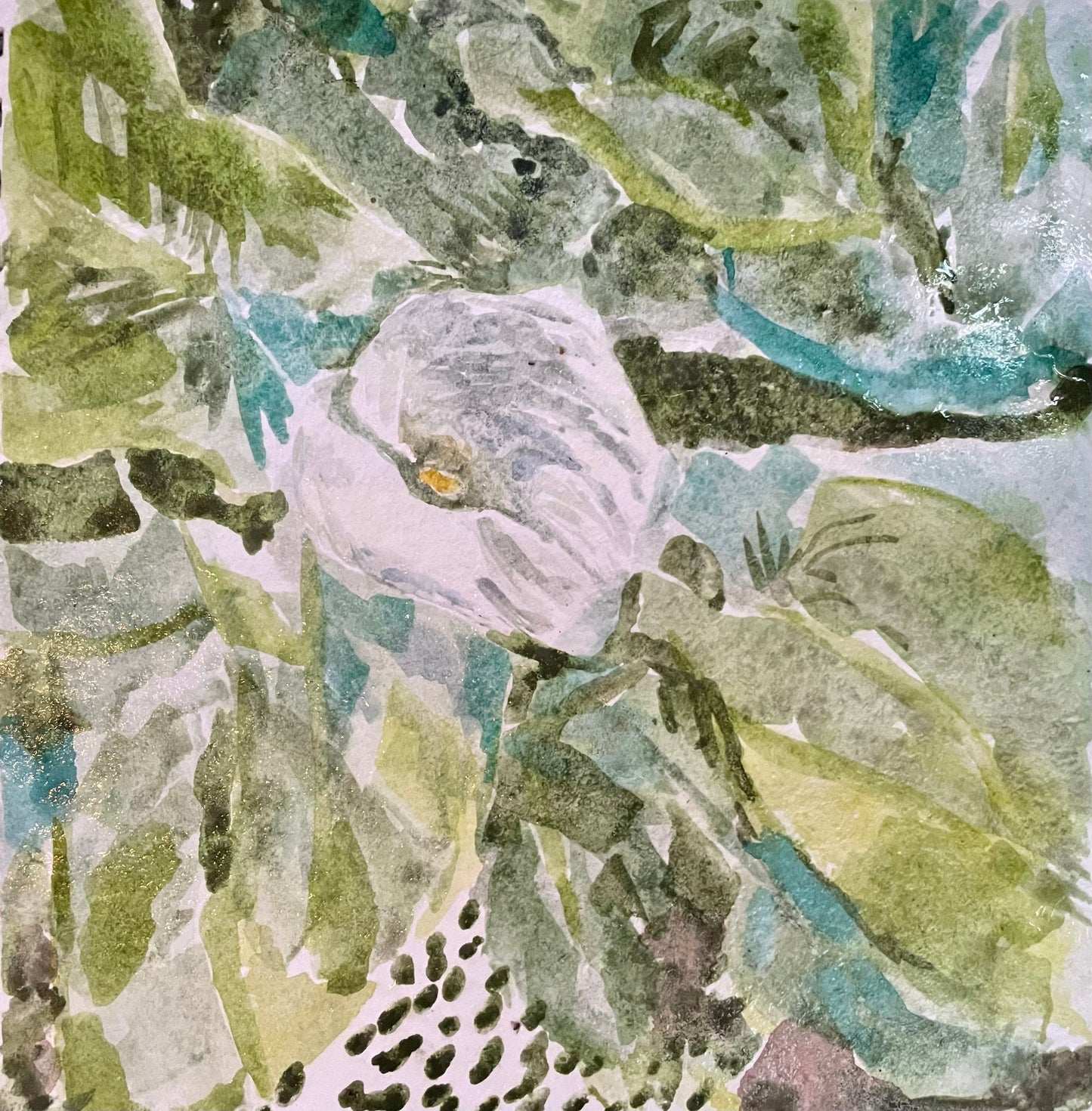 Sleeping Beauty Then - Cynthia Coffield Fine Art