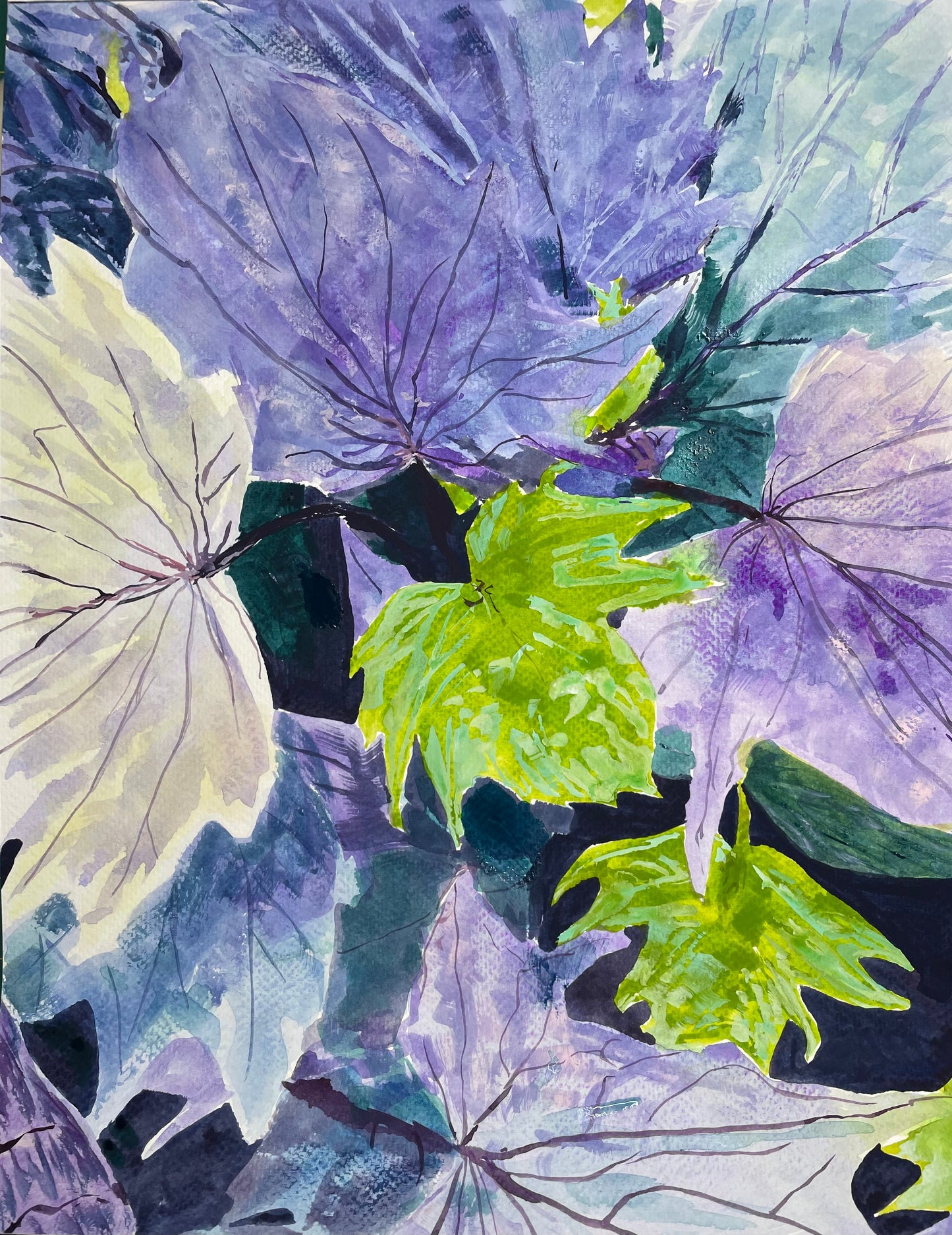 Sweet Potato Vine - Cynthia Coffield Fine Art