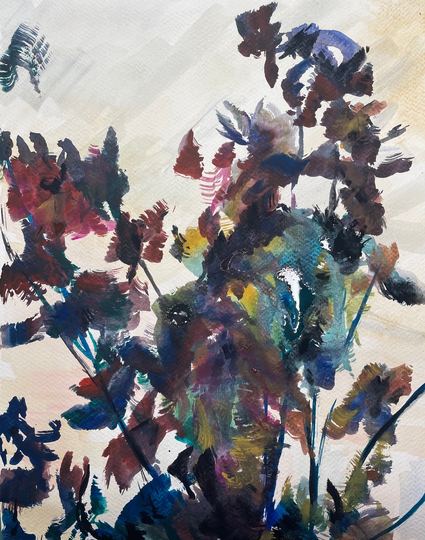 The Future Always Shows Up Flowers - Cynthia Coffield Fine Art