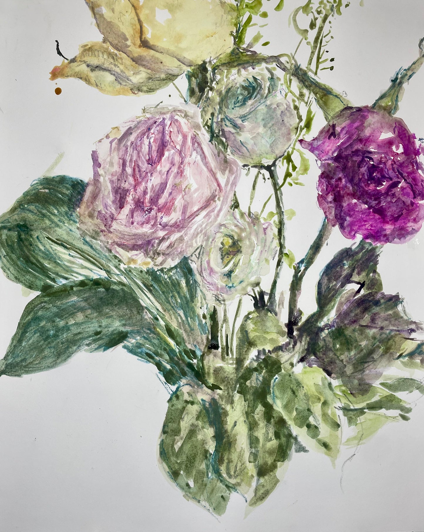 Are Those Roses - Cynthia Coffield Fine Art