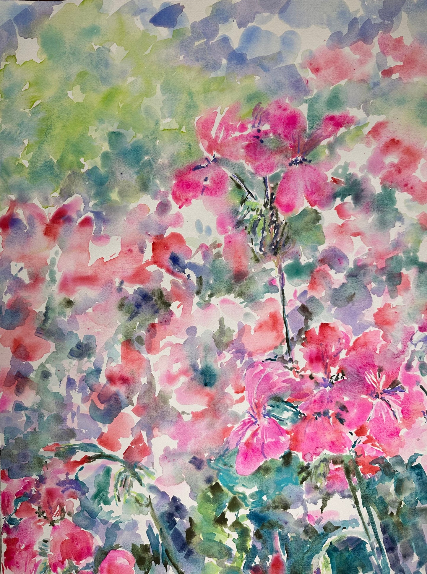 Flowers for When You Started to Walk Along the Way and the Way Appeared - Cynthia Coffield Fine Art