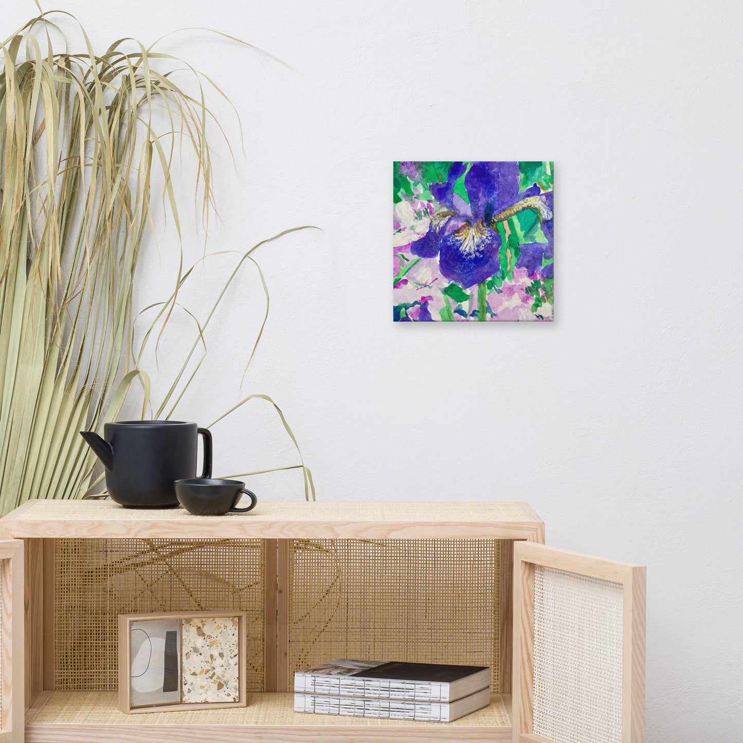 Iris Flowers Canvas Print