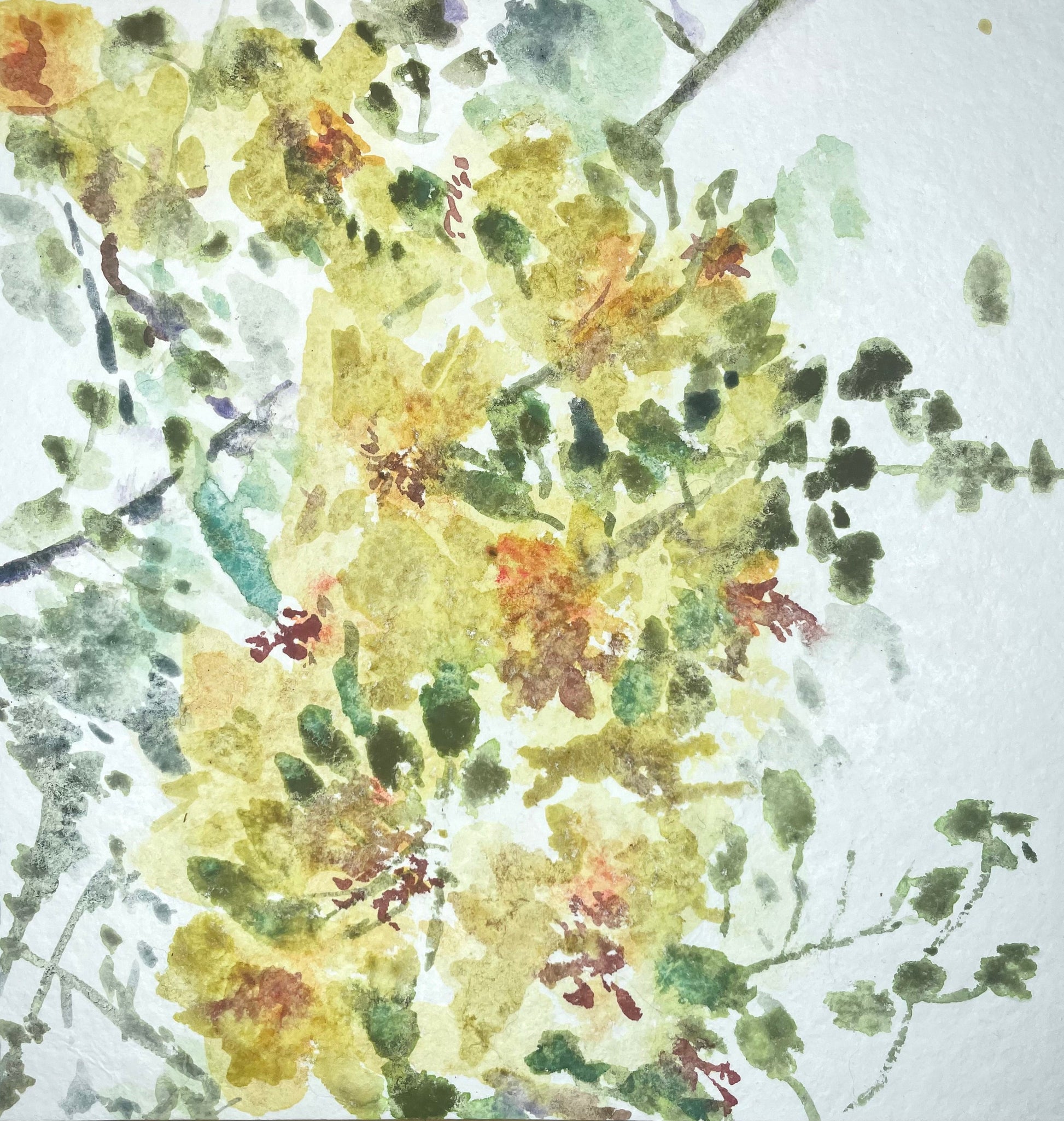 We were sitting outside - Cynthia Coffield Fine Art