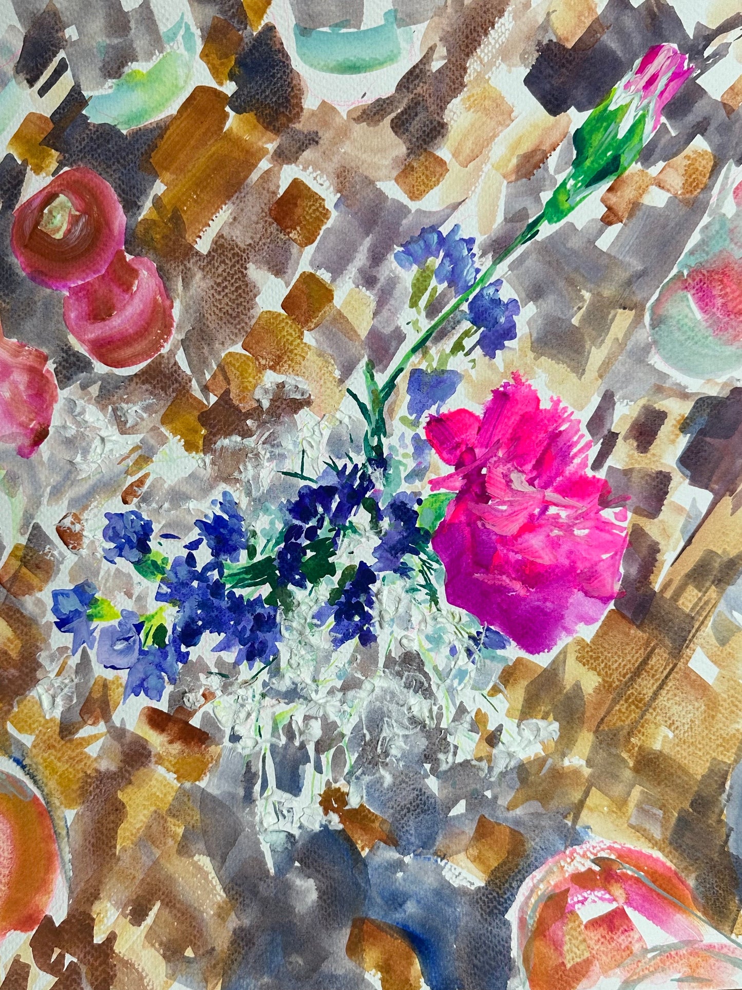 Wavyleaf Sea Lavender Flowers - Cynthia Coffield Fine Art