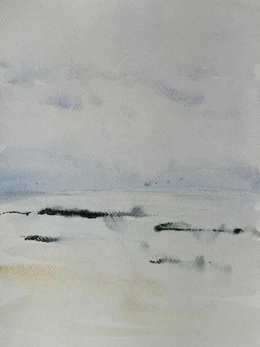 Morning Moon - Cynthia Coffield Fine Art