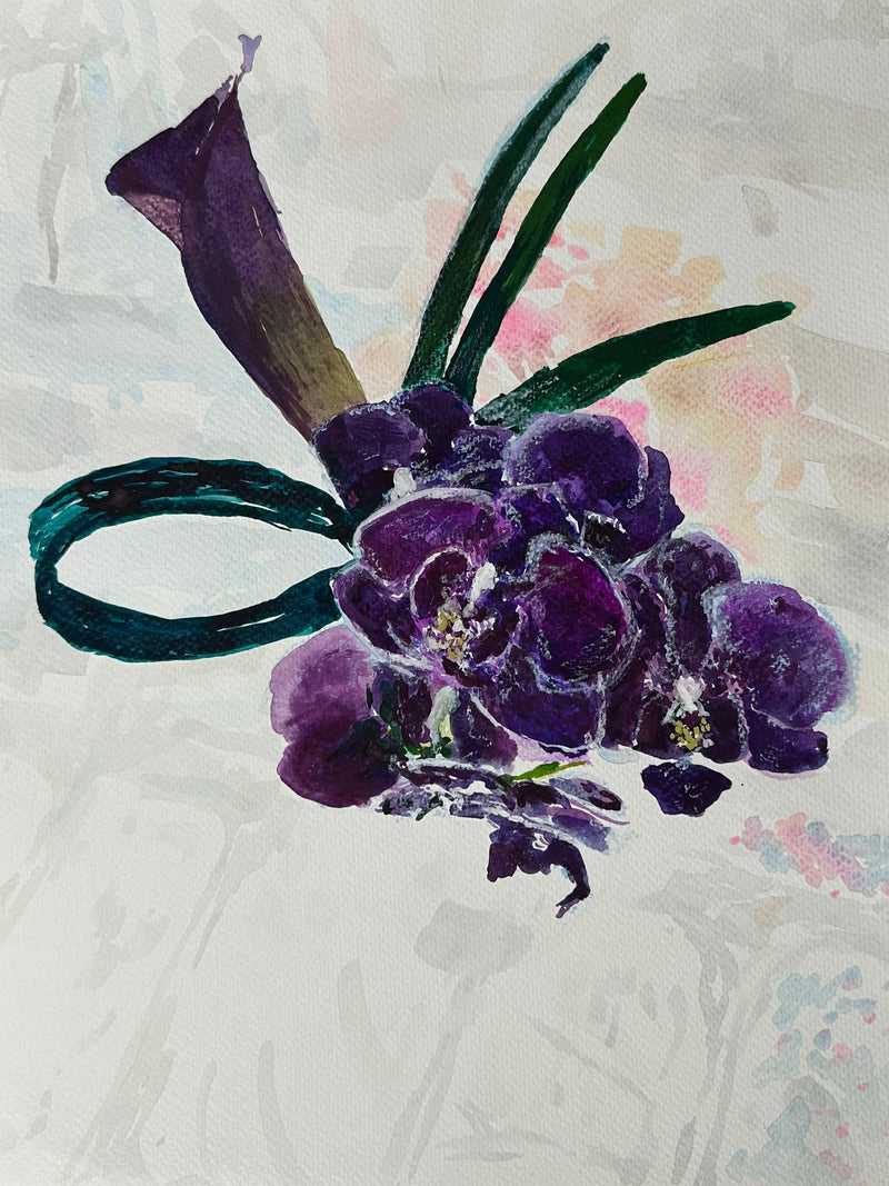 October Orchids - Cynthia Coffield Fine Art