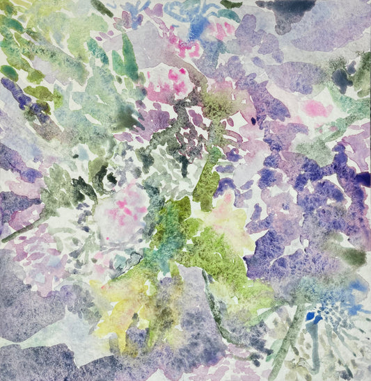 The One with Deep Pinks & Violets - Cynthia Coffield Fine Art