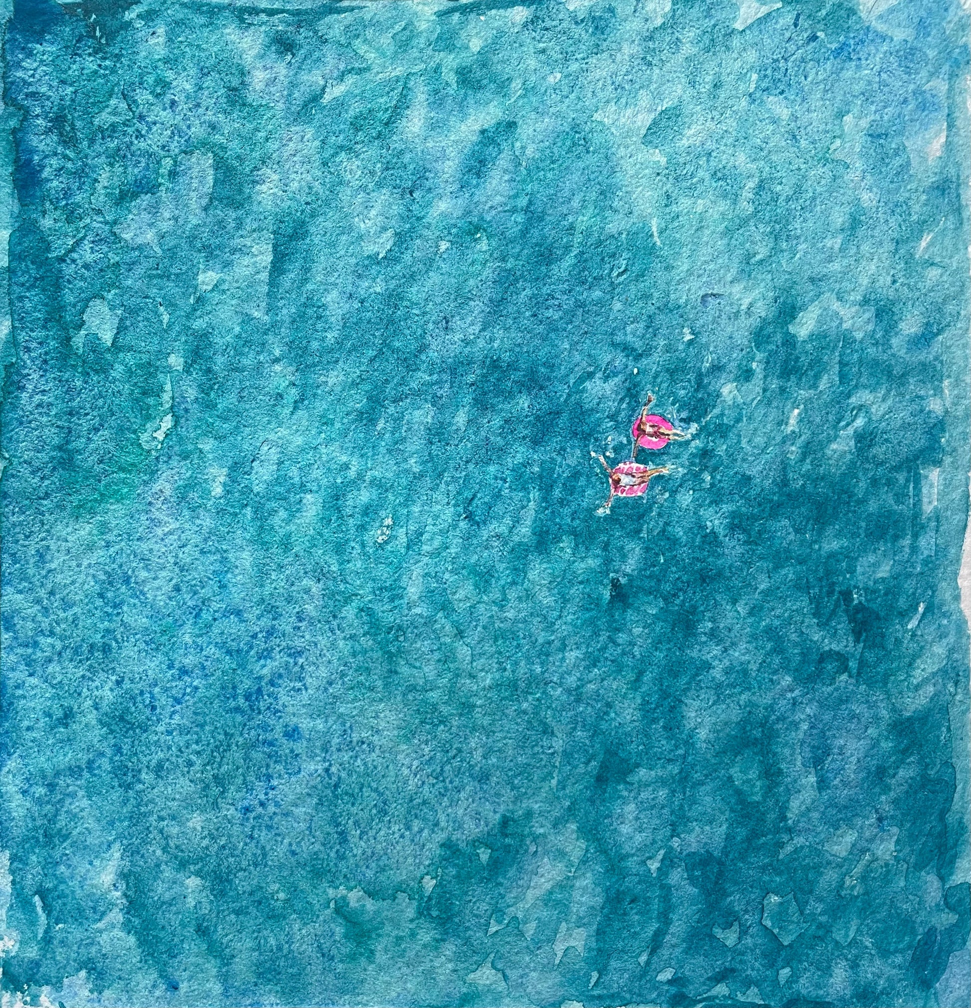 Sharing Coconuts - Cynthia Coffield Fine Art