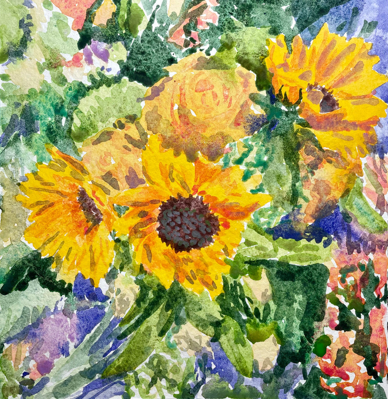 Summer Sunflowers - Cynthia Coffield Fine Art