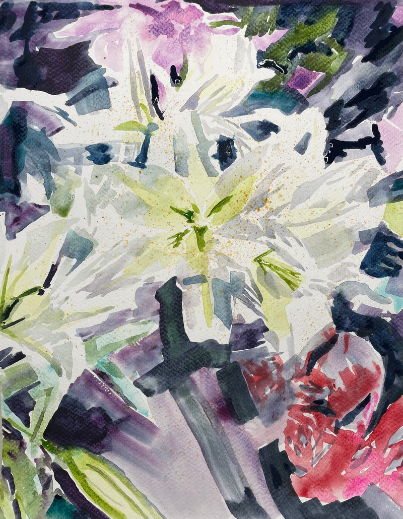 Spotted Lillies - Cynthia Coffield Fine Art