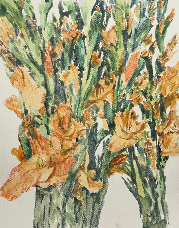 Orange Snapdragon Flowers - Cynthia Coffield Fine Art