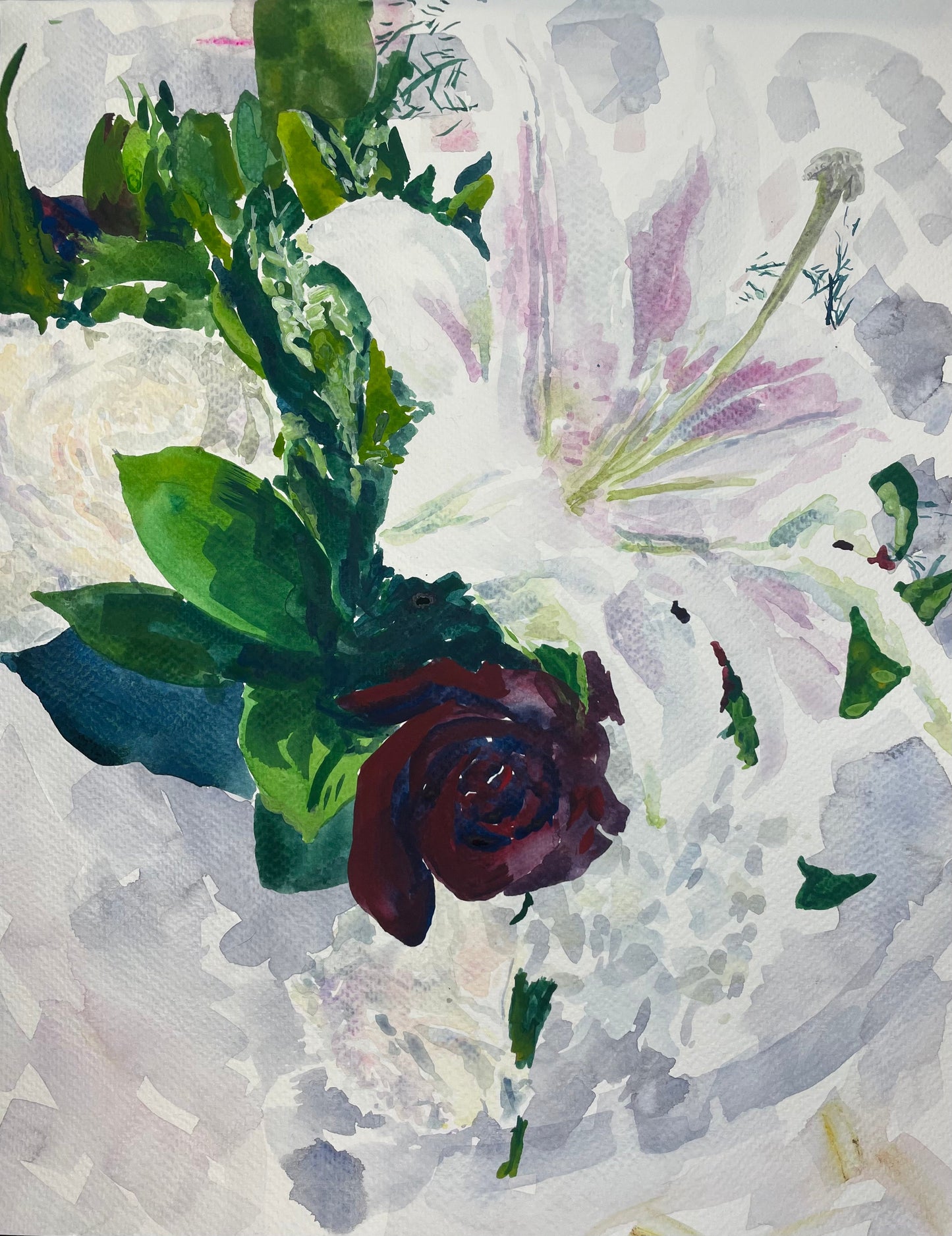 October Lillies - Cynthia Coffield Fine Art