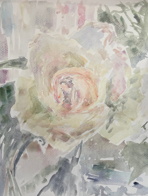 An October Rose - Cynthia Coffield Fine Art
