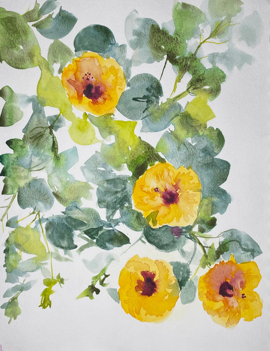 She Sews - Cynthia Coffield Fine Art