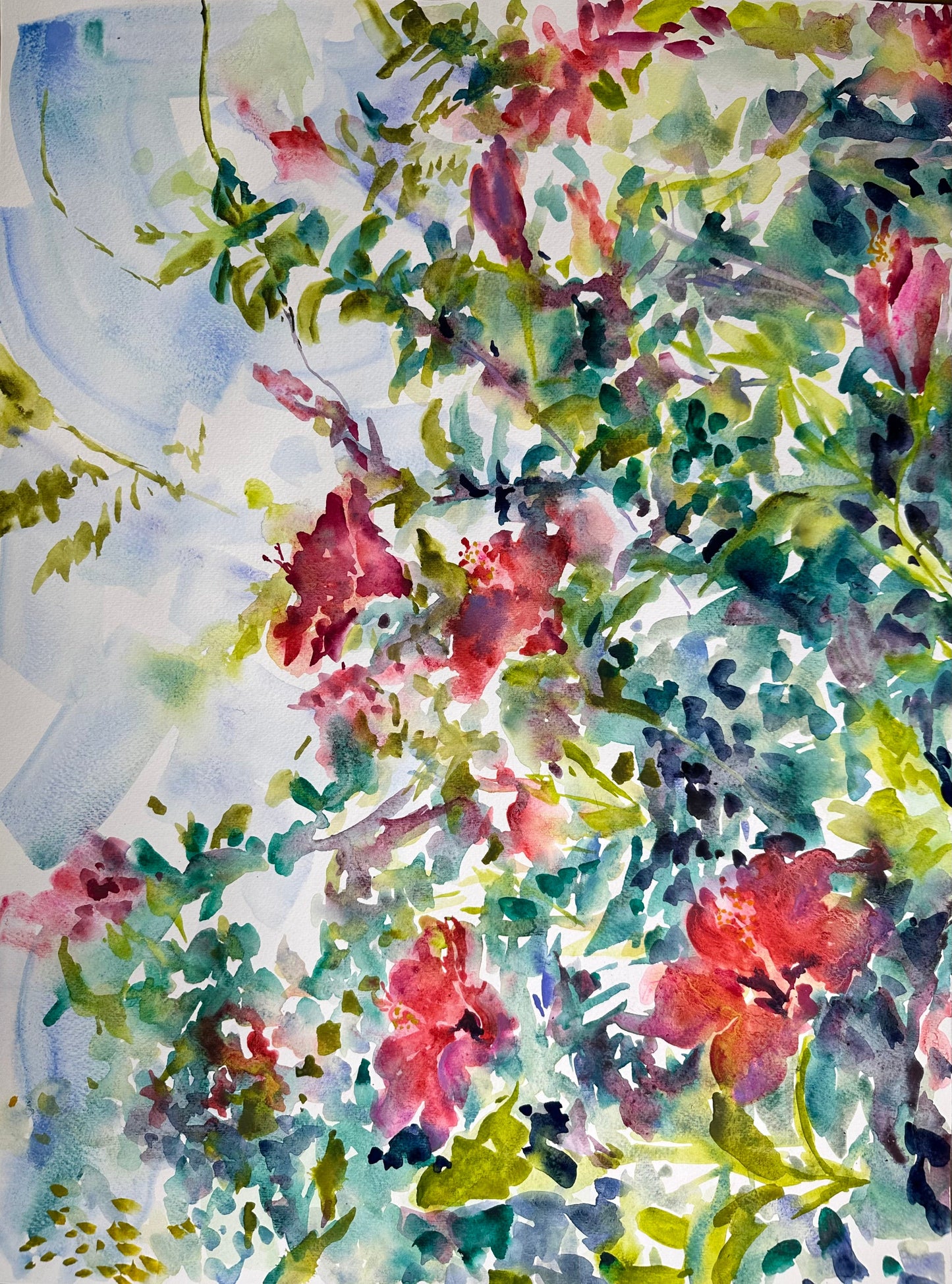 Flowers for How It's Going to Be Bigger Than You Imagined, Happen More Quickly Than You Can Believe, And Will Occur at the Exact Time You Need It - Cynthia Coffield Fine Art