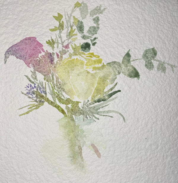 Yellow Roses - Cynthia Coffield Fine Art